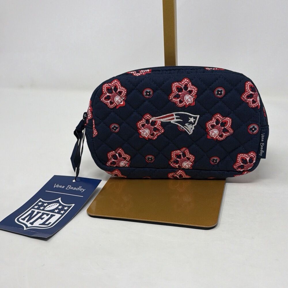 Vera Bradley New England Patriots NFL Mini Belt Bag NWT Blue Red Bandana